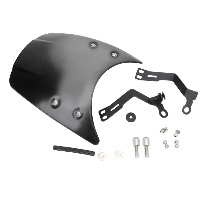 Aluminum Windshield Windscreen Wind Protection For BMW R Nine T R9T 2014 2015 2016 2017 Headlight Fairing Guide Plate WISENGEAR (39)