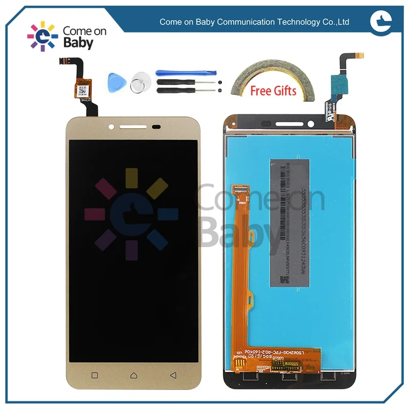 LEN0094-Original For Lenovo K5 Plus LCD Display with Touch Screen Digitizer Assembly White +Tools Free Shipping (1)