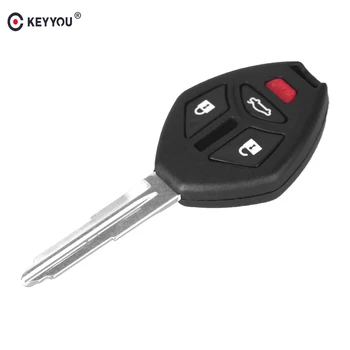 

KEYYOU 3 Buttons Remote Key Shell Fob For Mitsubishi Endeavor Outlander 2016 Car Key Case Cover