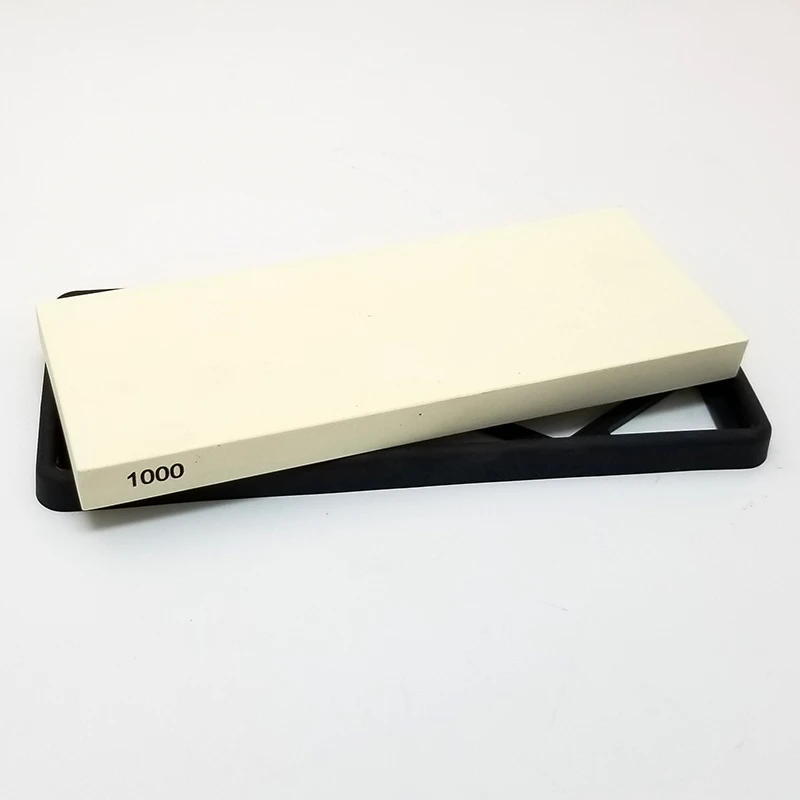 

big size 200*80*14 mm whetstone knife sharpener sharpening stone grinding stone with base drop ship