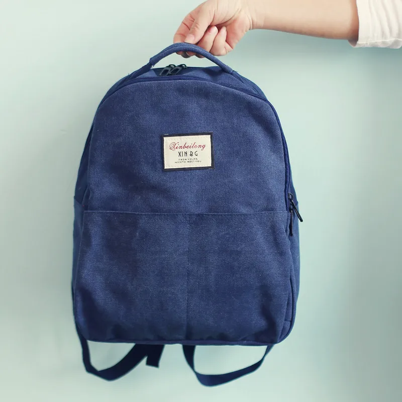 

Korean Vintage Washed Canvas Backpacks for Women 2019 Preppy Style Schoolbag Large Capacity Bagpack for Teenage Girls Mochilas