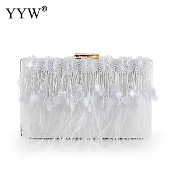 

Crossbody Shoulder Bags For Female Tassel Wedding Party Clutch Women Evening Bag 2019 Fashion Ladies Purse Bolsa Feminina