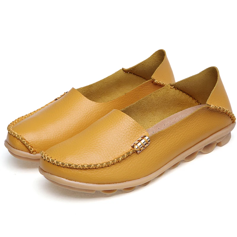 Женские балетки 2018 обувь на плоской подошве женская мягкая кожаная с