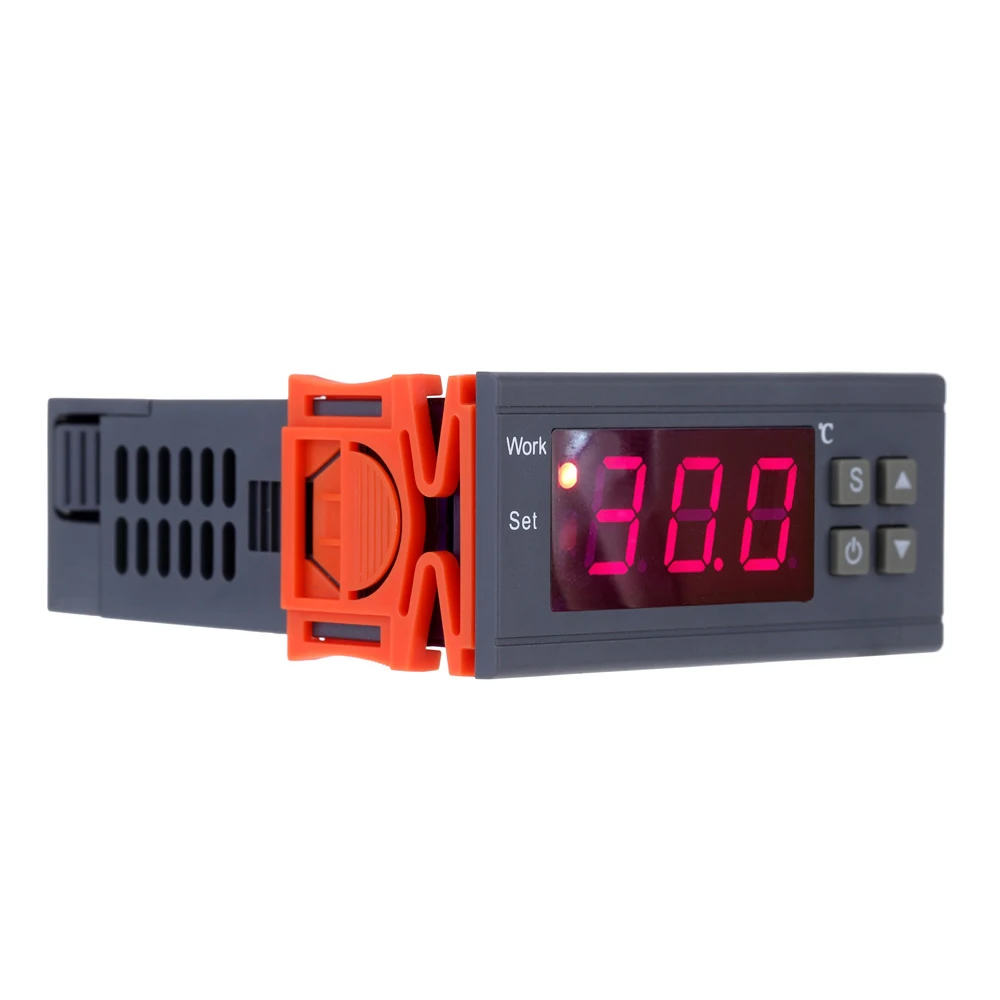 90~ 250 в 10 а светодиодный цифровой термостат регулятор температуры регулятор термометр для инкубатора метеостанция датчик температуры