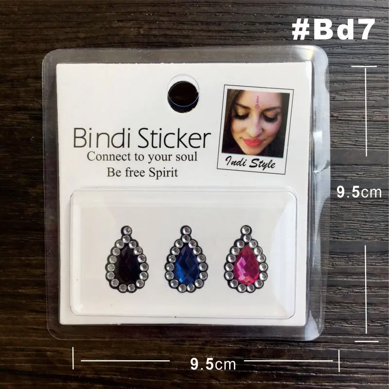 

Pearl and Rhinestone Bindi Sticker Handpicked Hippie Style forehead decoration