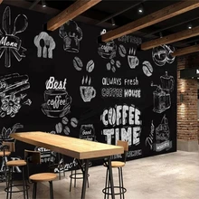 Beibehang пользовательские обои в европейском стиле ручная роспись черный и белый Кофейня Фреска Ресторан Настенные обои для стен 3 d