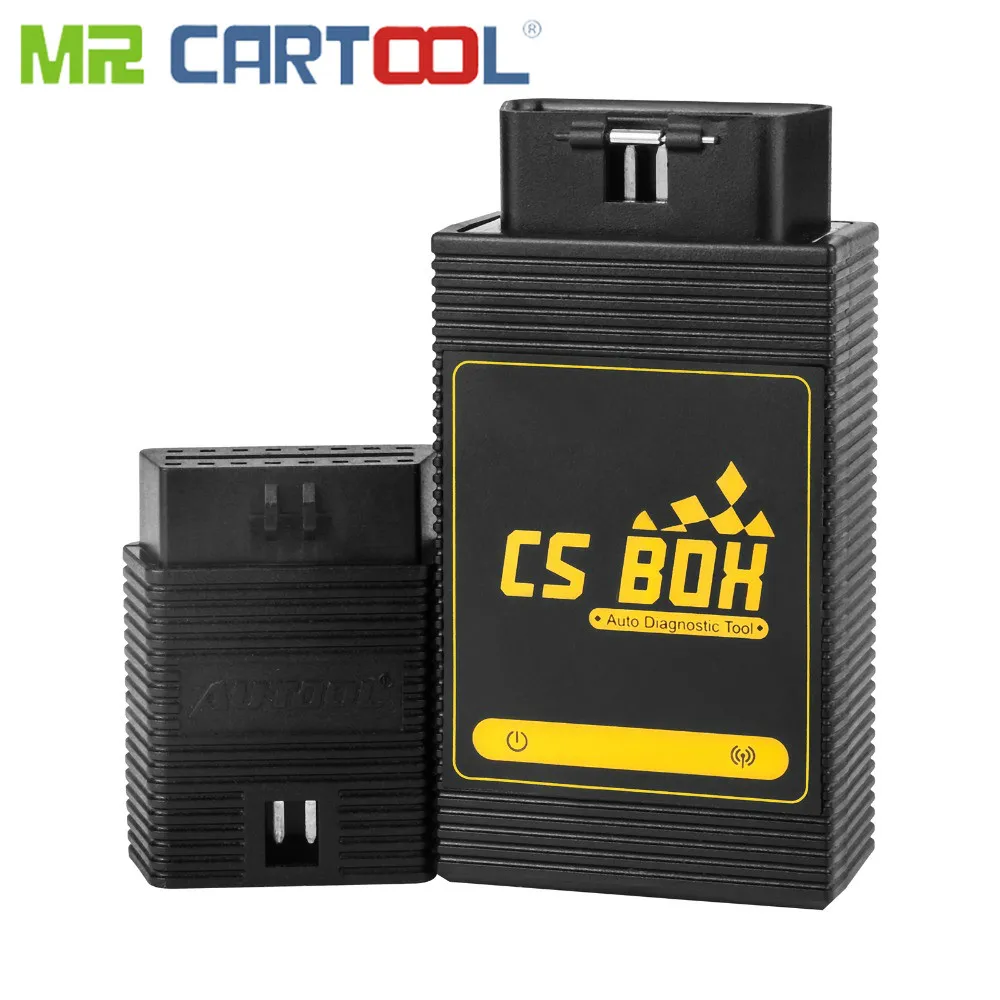 

AUTOOL CS BOX OBD 2 II Car Multi System Bluetooth ETC ABS Key Coding DTC Reader Erase Android ODB2 Extension Joint As A Gift