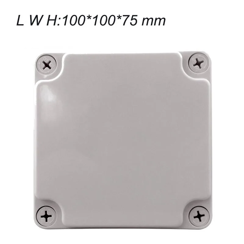 

100*100*75mm outdoor waterproof junction box ABS plastic boxes sealed box plastic junction box enclosure