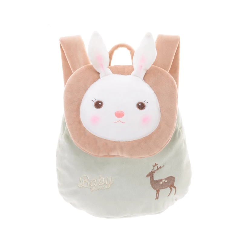 Metoo Cartoon Plush Rabbit Backpack Kids Toys Bunny Stuffed Animal