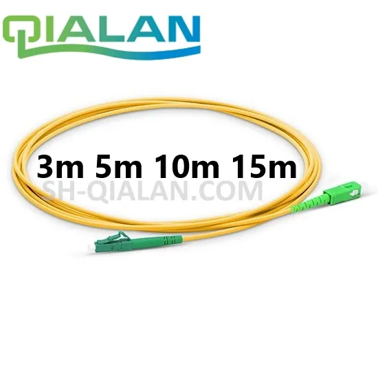 

Optical Fiber Patchcord LC TO SC APC Fiber Optic Cable Simplex 2.0mm PVC Single Mode Fiber Patch Cable APC Fiber Jumper