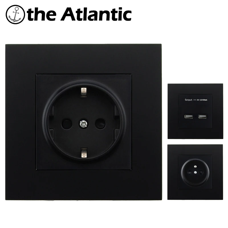 

EU France Standard 16A Wall Socket Power Outlet Enchufe Plastic Panel Panel Electrical Plug AC 110~250V Plug Electrical Outlet