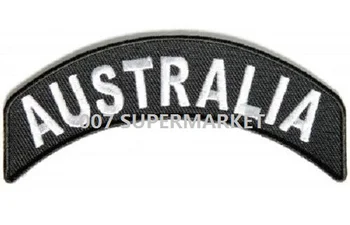 

AUSTRALIA ROCKER EMBROIDERED biker vest iron on patch horror goth punk emo rock retro applique wholesale dropship