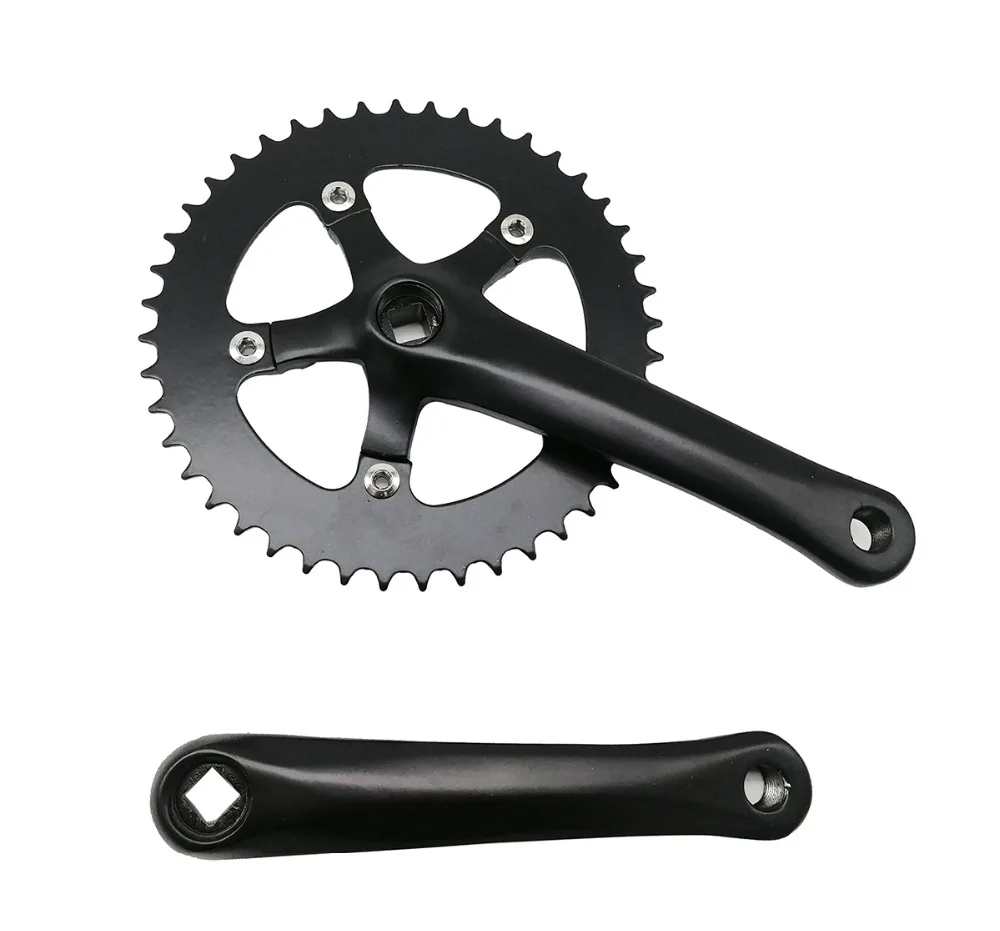track crankset on road bike