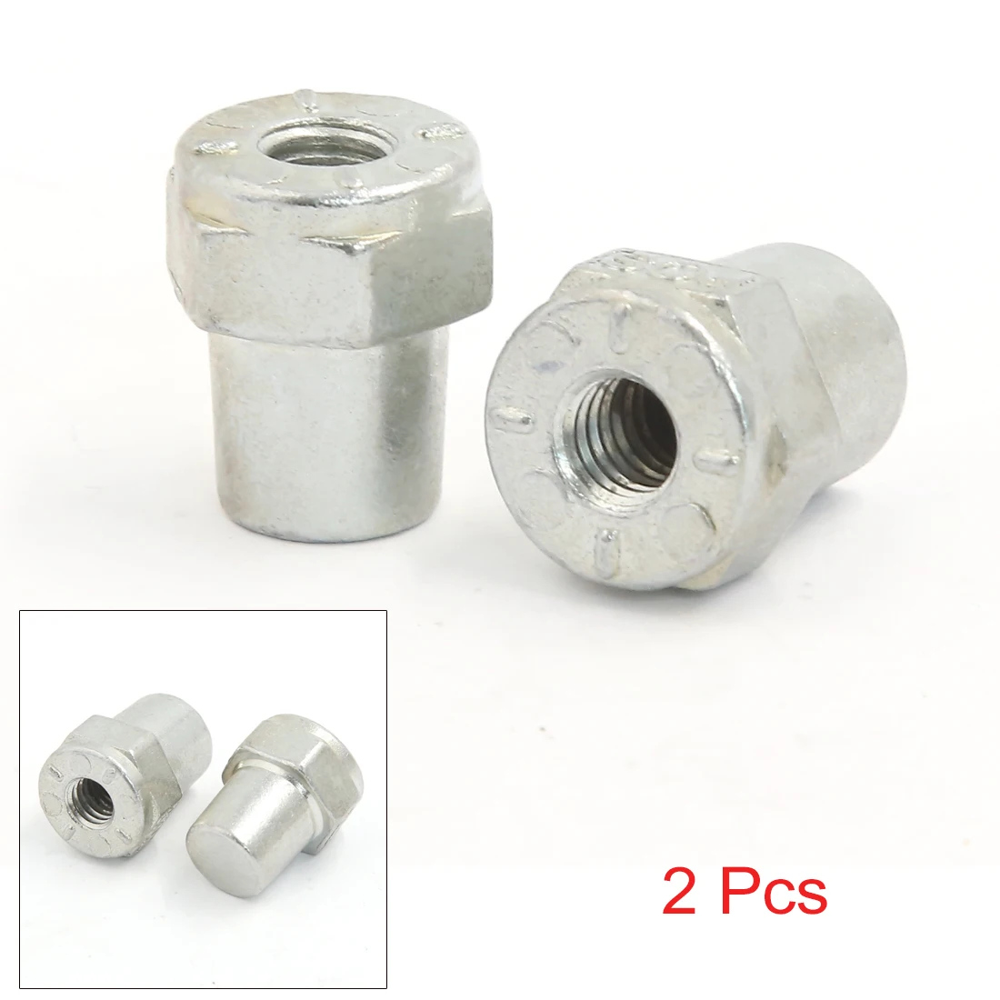 

X Autohaux Pair Zinc Alloy Positive Negative Top Post Battery Terminal Adapter Converter
