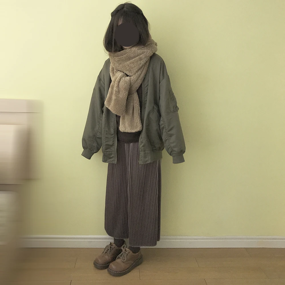 Skup Kobiety cieplej zima szalik piękny niedźwiedź uszy miękki pluszowy kapelusz z kapturem szaliki nowe mody puszyste zwierząt czapka szalik fajny prezent dla dziewczyn