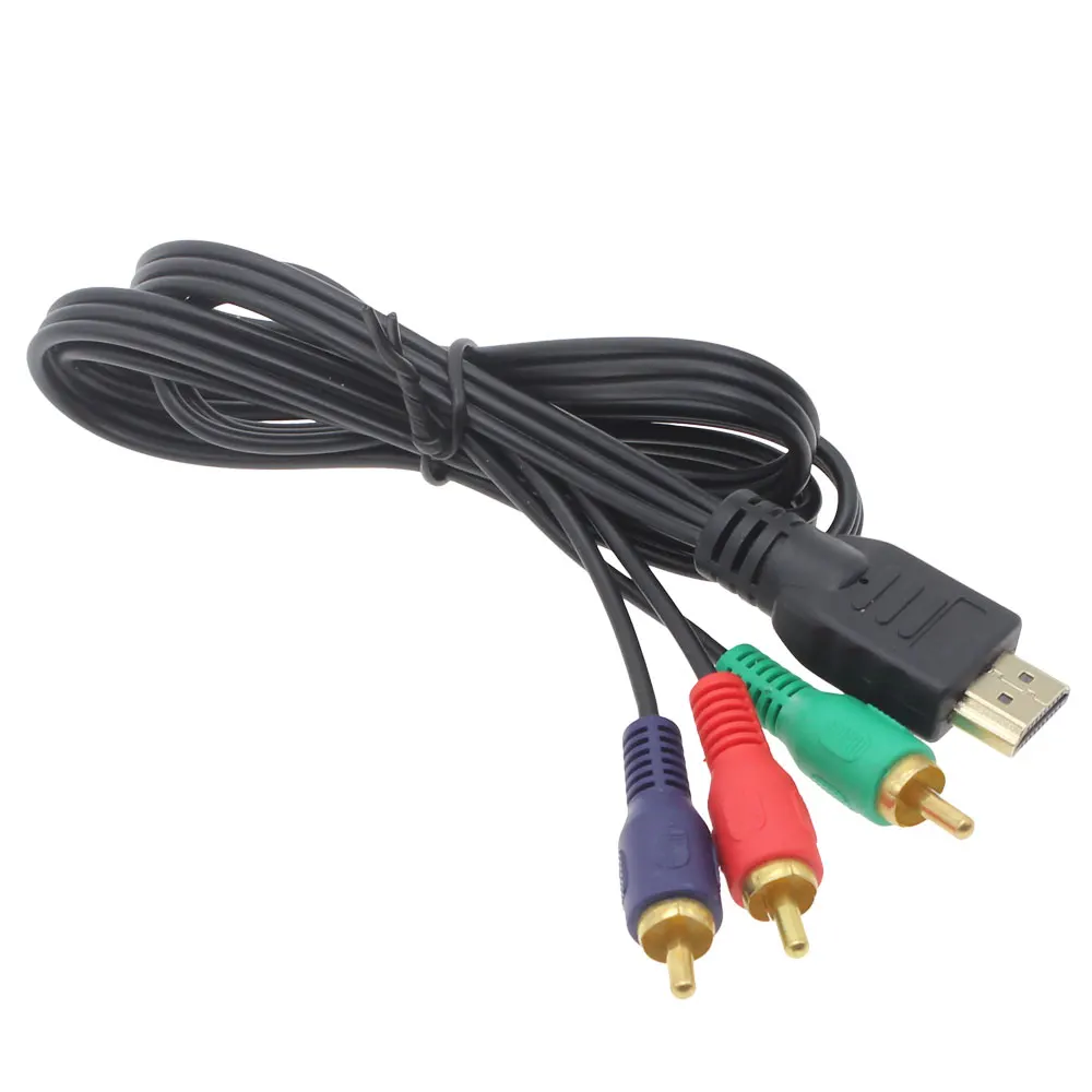 

HDTV DVD 96CM HDMI Male to 3RCA Video Audio AV Component Converter Adapter Cable