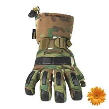 Зимние уличные походные лыжные перчатки утолщенные Нескользящие овечья кожа мотоциклетные водонепроницаемые перчатки из овчины для альпинизма