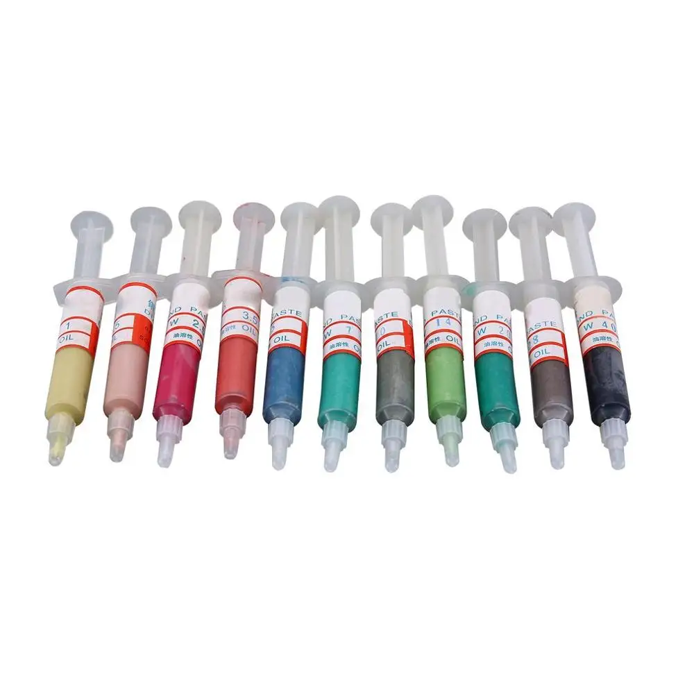 

11pcs Polishing Tool Oil-Soluble Diamond Polishing Paste Compound Syringes Optional Polishing Abrasive Tools