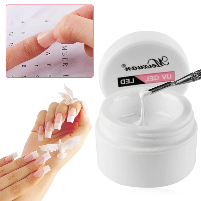 15ml Nail Art UV Builder Gel Phototherapy Glue Nail Gel Based Adhesive