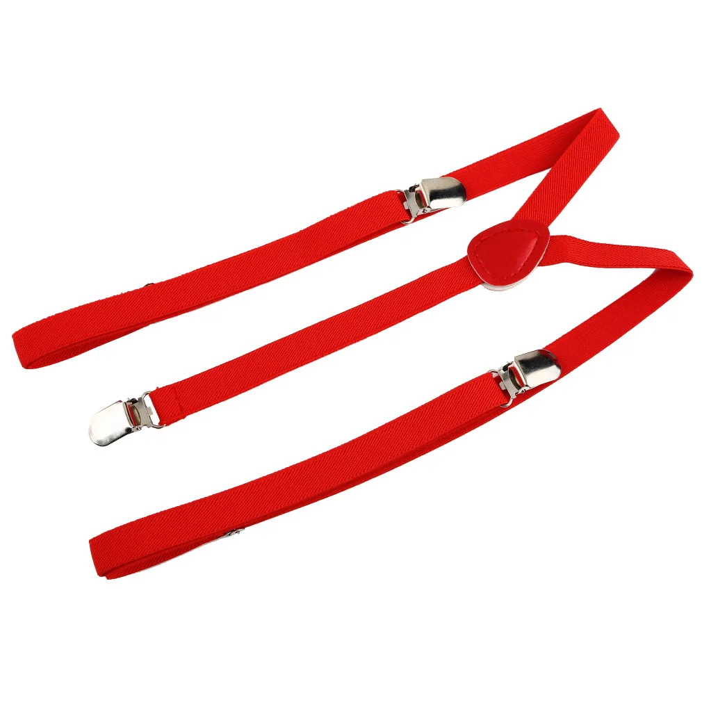 

1PC Adjustable Clip-on ElasticY-back Slim Suspender Pants Belt for Men Women appearance accessories