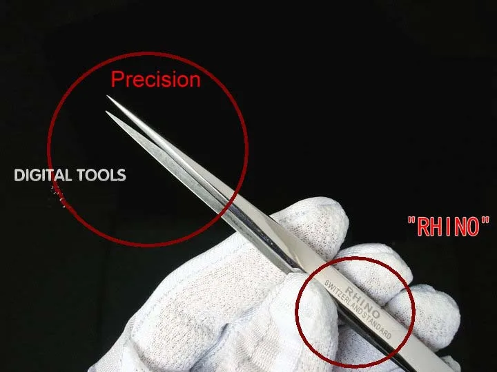 1 комплект 2 шт. RH-111, RH-115 щипцы зеркальная точность Супер жесткий Острый Пинцет для ремонта часов мобильных или обработки ювелирных изделий