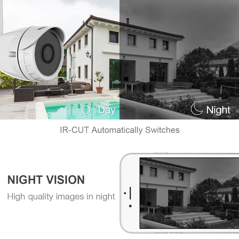  Vstarcam 1080P 2MP IP Camera Wifi Outdoor Camera IP66 Waterproof Security Surveillance Camera IR-Cu