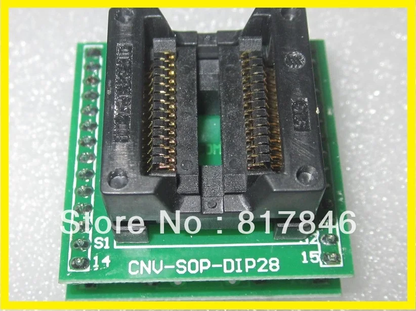 IC адаптер гнездо для USB Универсальный программатор TL866CS TL866A TL866II плюс EZP2010 SOP16 к DIP16 SOP28 к DIP28 SOP8 К DIP8