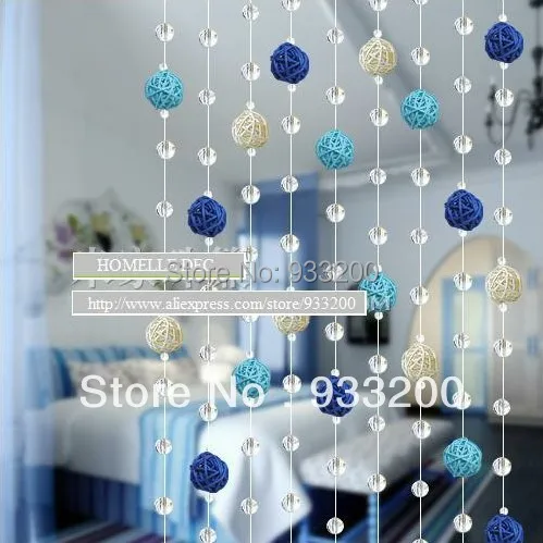 

Rattan bead curtain 1set fit window 1x1m (Length 1mt each /10pcs )