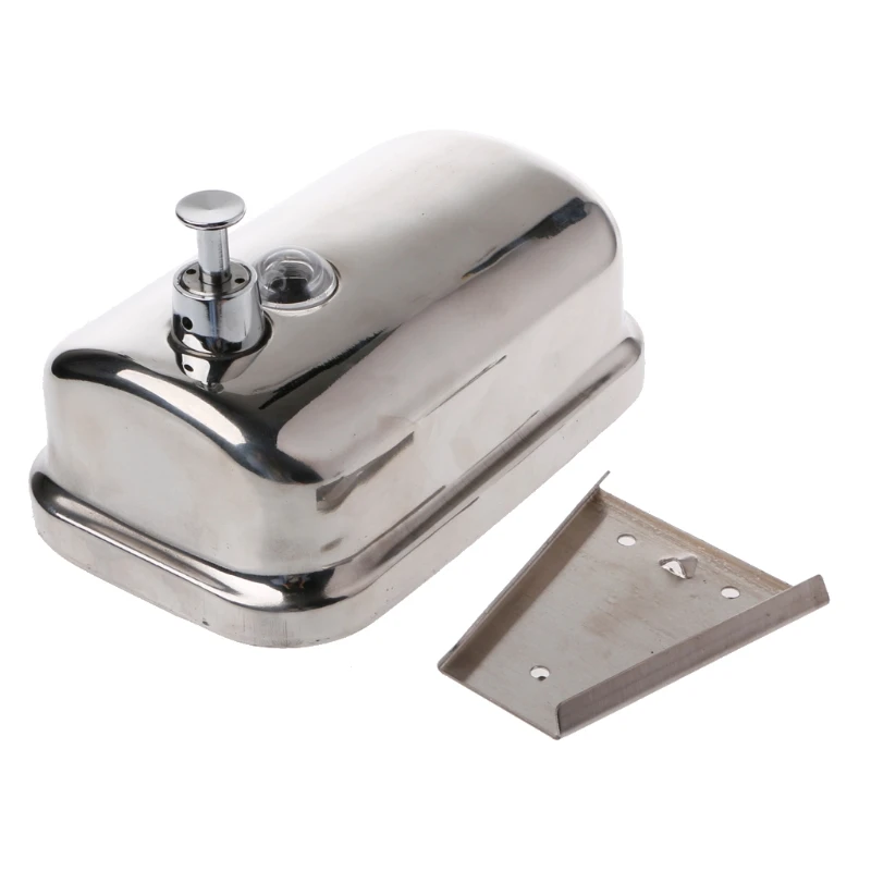 

304 Stainless Steel Universal Liquid Soap Dispensers 500ml Wall Mount Dispenser