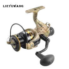LIEYUWANG TB5000 герметичный металлический корпус спиннингом Рыбная ловля с передние и задние тормоза Системы pesca катушки для литья Перетащите карп катушка