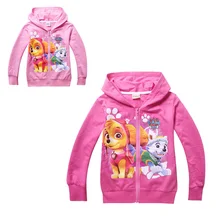 anime paw cute patrol kid hoodie sweatshirt cotton lovely dog pattern hoodie for 3-8yrs children teenager outerwear clothes hot