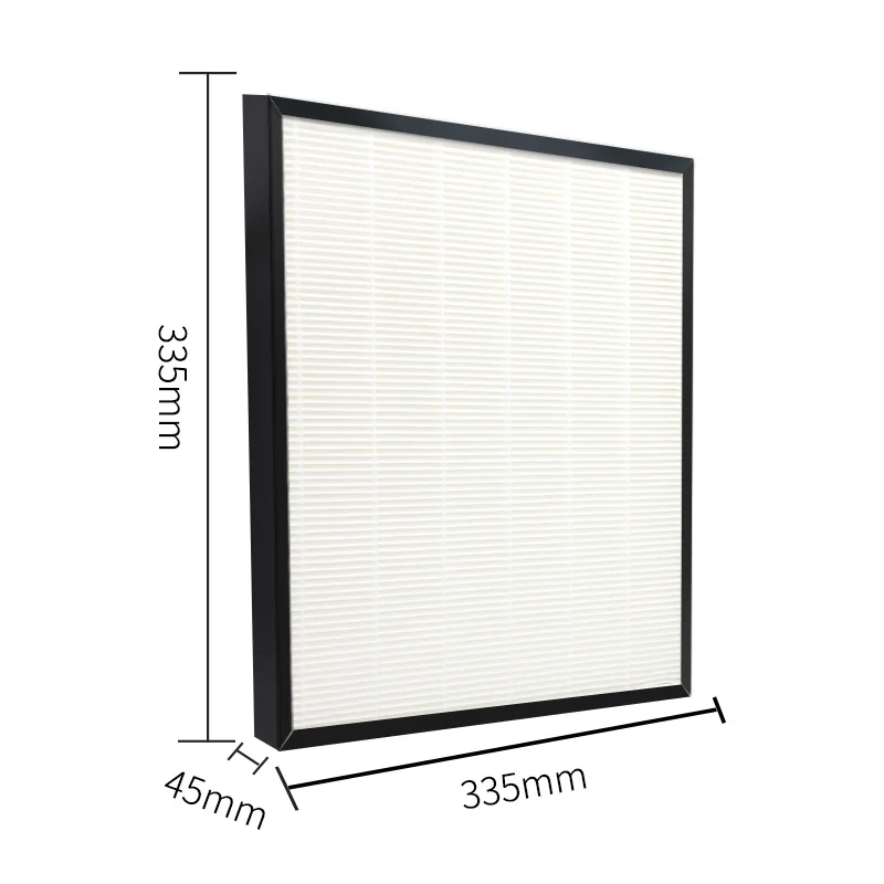 335*335*45mm air purifier hepa filter for samsung AC 505CMAGA/505CMASC CFX 2HMA/2DMAin Air