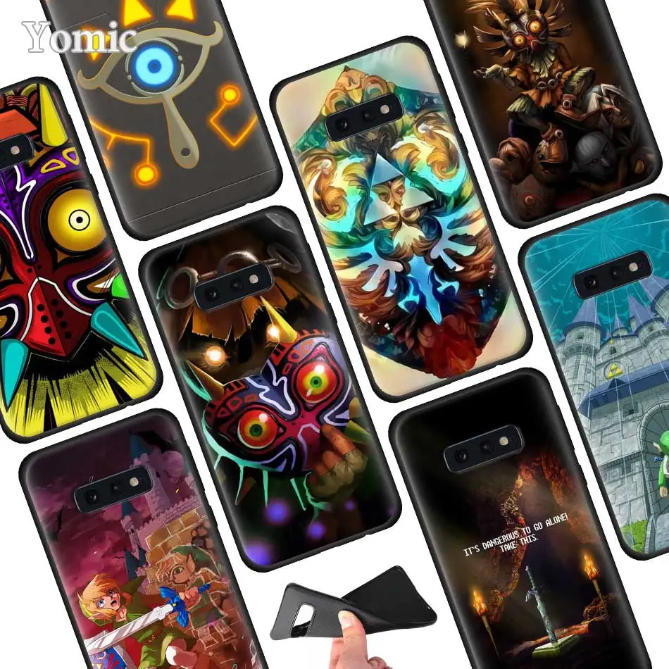 

The Legend of Zelda Back Silicone Phone Case for Samsung Galaxy S10 S10e S8 S9 Plus S7 Edge Note 8 9 M30 M20 Case Cover