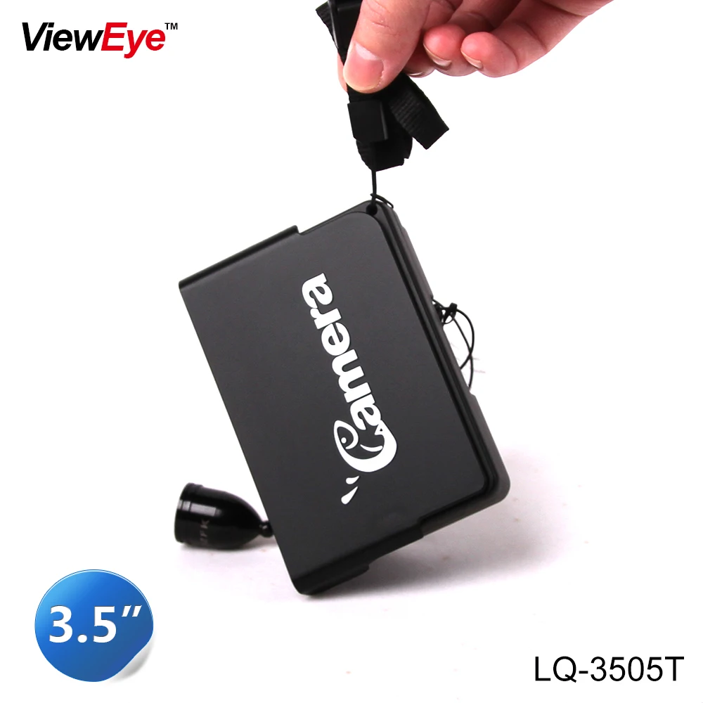 

ViewEye Original 1000TVL 3.5" Professional Underwater Fishing Camera Fish Finder Video Recorder 2 IR LEDs LQ-3505T