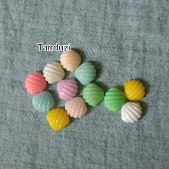 

Tanduzi Wholesale 1000PCS Kawaii Shell Resin Flatback Cabochon Earring Pendent Resin Bow Tie Ear Scrapbooking DIY