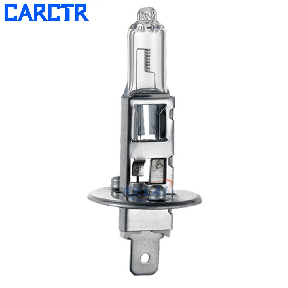 CARCTR 1 Pair Car Halogen Lamp H1 12V 24V 55W 100W White Light Super White Light