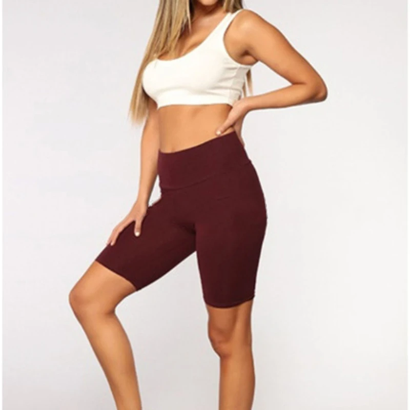 High-Waist Bodycon Short Pants-3