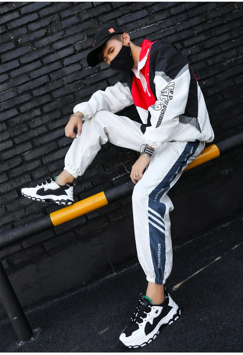 Men's Casual Shoes Trainers Chunky Sneaker Platform Winter Shoes Men Sneakers Classic Black And White Sneakers Men High Platform (7)