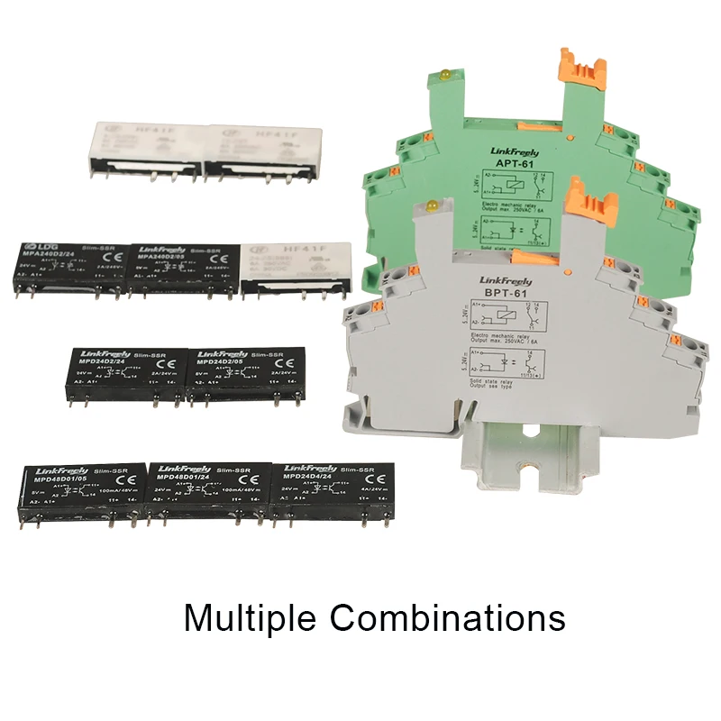 MPA240D2/24 4 Pin PCB микро реле напряжения модуль переключателя 24 В DC в 240VAC/2A выход, умный Авто DC AC SSR твердотельное реле банка