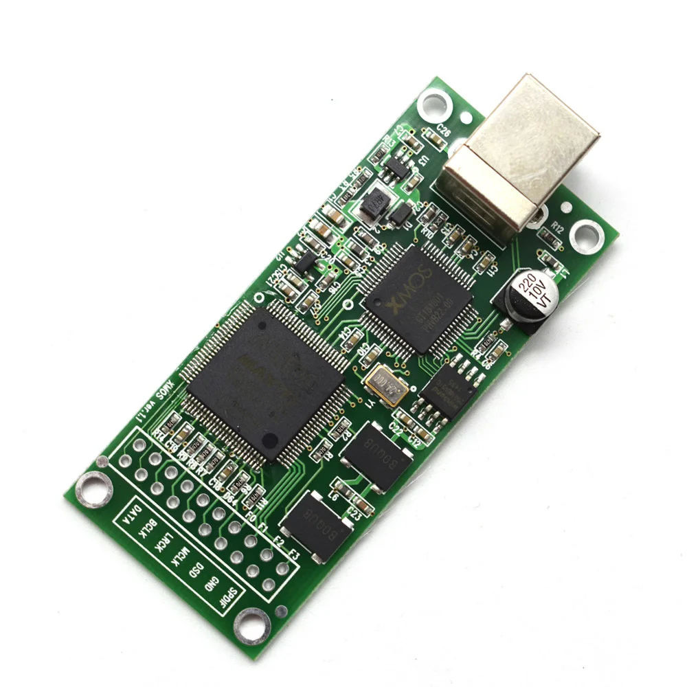 Tarjeta hija XMOS + CPLD XU208 USB DAC interfaz Digital USB salida DSD I2S adecuada AK4497 ES9018 E