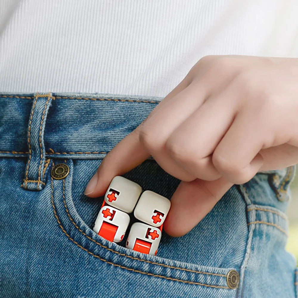 100%Xiaomi mitu Cubes Spinner Finger Bricks Intelligence Toys Smart Finger Toys Portable For xiaomi smart home Gift for Kid