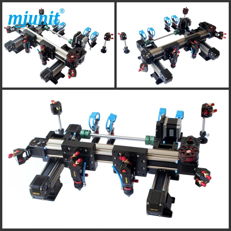 mjunit 1290 aluminum alloy linear guide double - head laser machine suite