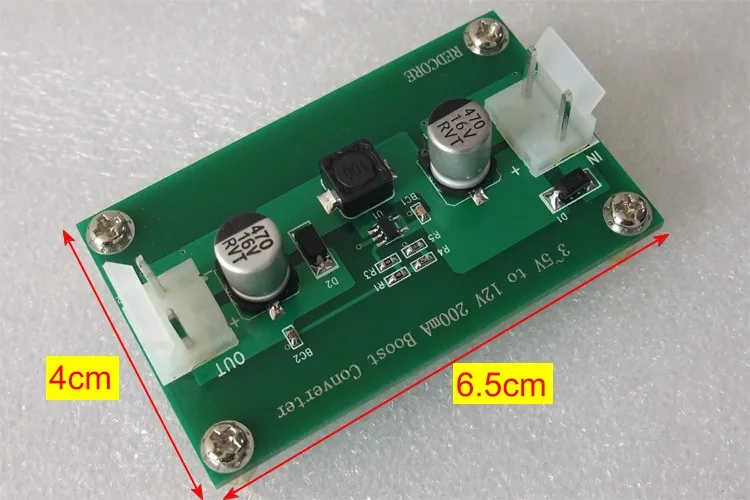 

Boost DC - DC power supply module/booster 3 ~ 5 v to 12 v/lithium battery booster/low ripple