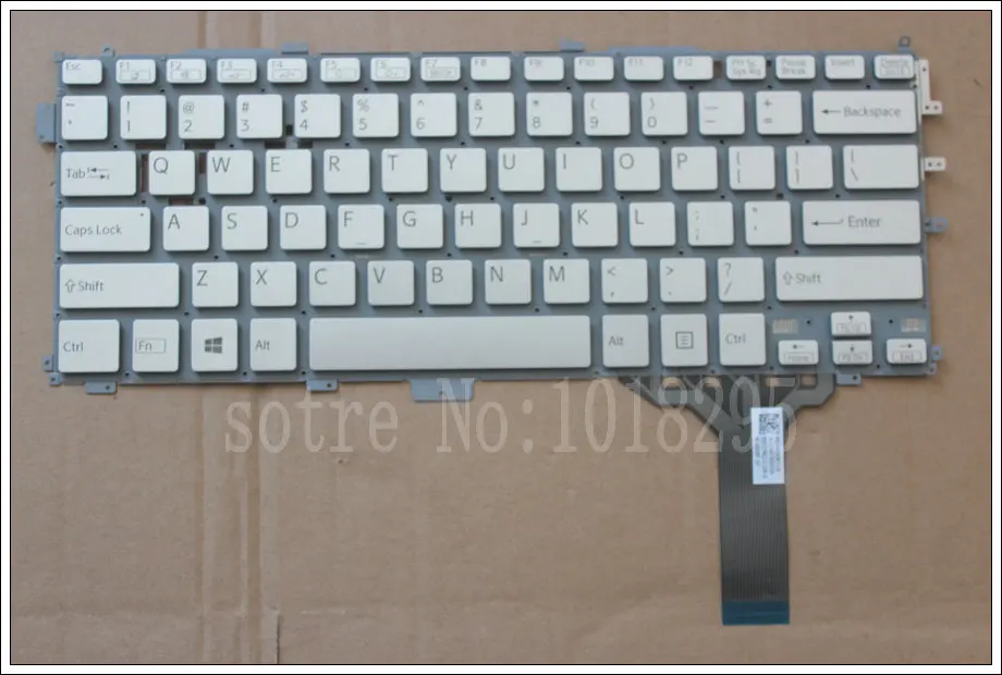 

NEW FOR Sony VAIO Pro 13 SVP13 SVP13A SVP132 SVP1321 SVP132A US Silver Laptop Keyboard 149243621