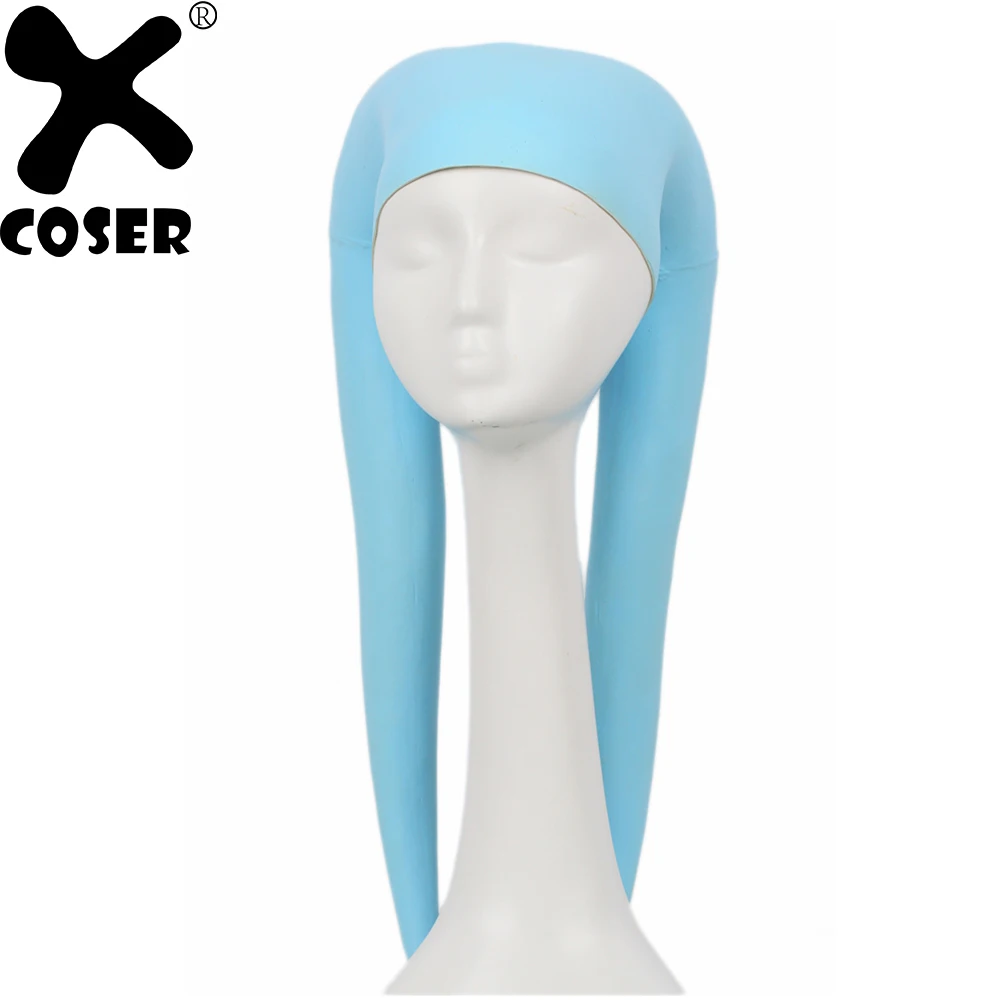 XCOSER Twi'lek головные уборы синий Латекс Реквизит для косплея Хэллоуин маскарад
