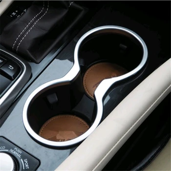 

WELKINRY car auto cover For Lexus RX 2016 2017 2018 ABS chrome stick gear shift level base pedestal water cup holder trim