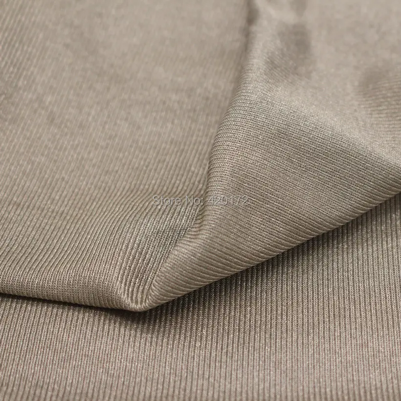

100% SILVER FIBER Stretchable FABRIC Radiation Protection Material Silver Conductive Fabric EMF RFID Blocking Fabric