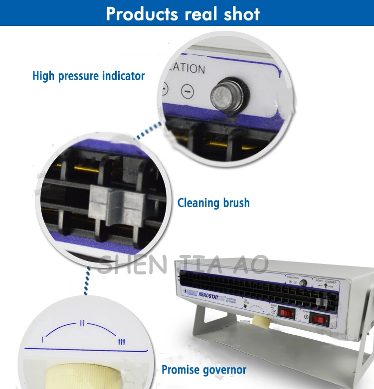 Ионизирующая воздуходувка антистатический ионизирующий вентилятор удаляет электростатическое пыли, Применение электронного и