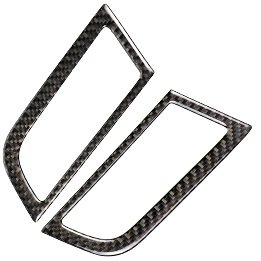 

For Ford Mustang Carbon Fiber Side Air Conditioner Outlet Decorative Frame Cover Trim Sticker 2015 2016 2017 Car-Styling