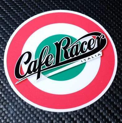 Автомобильный Стайлинг винилиталия изменение цвета красный зеленый Кафе Racer Italia
